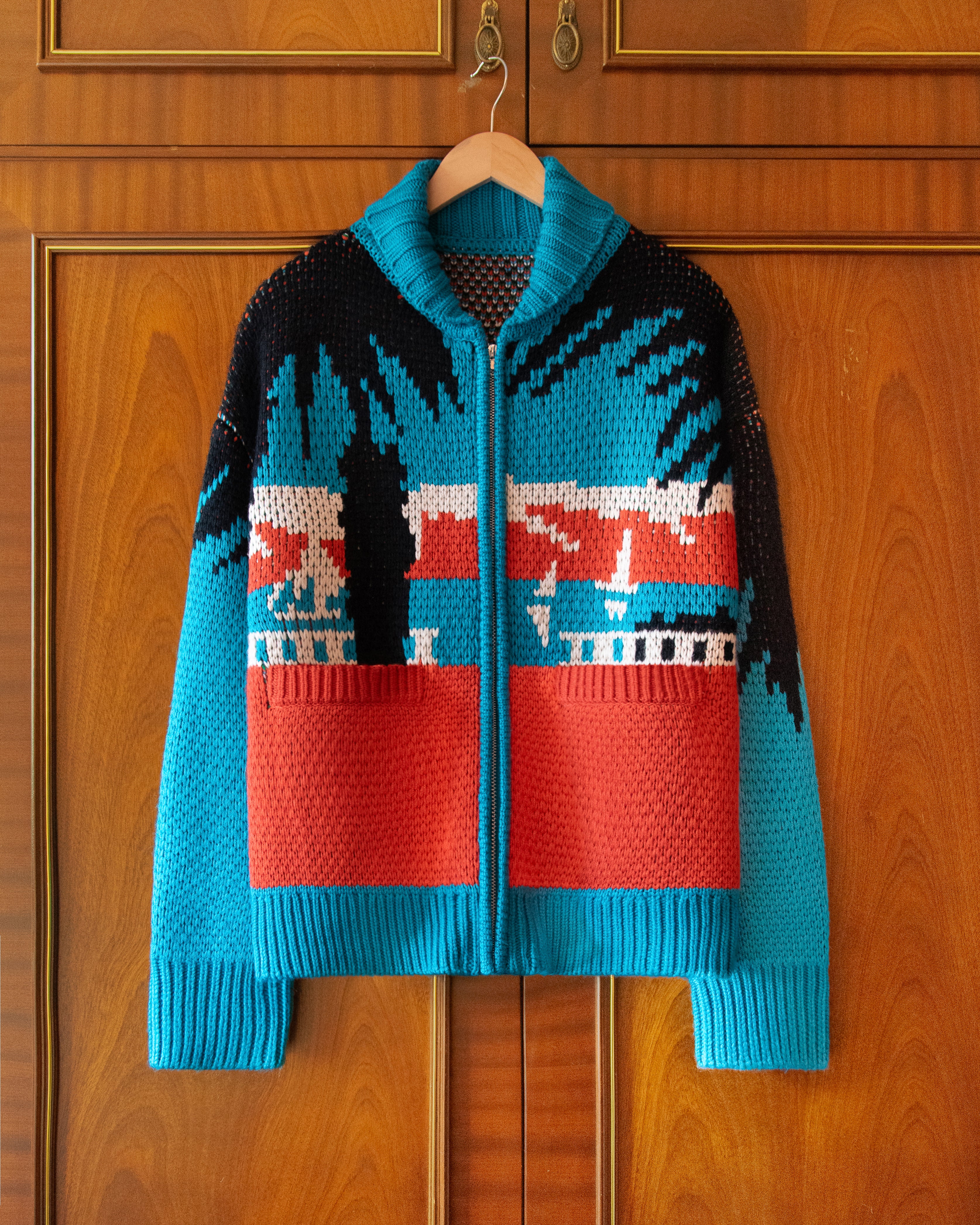 WOOL BLEND HOTEL ERRORS CARDIGAN